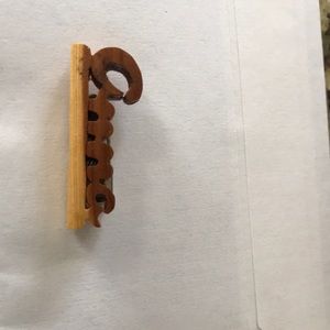 Vintage wooden “Anna” pin